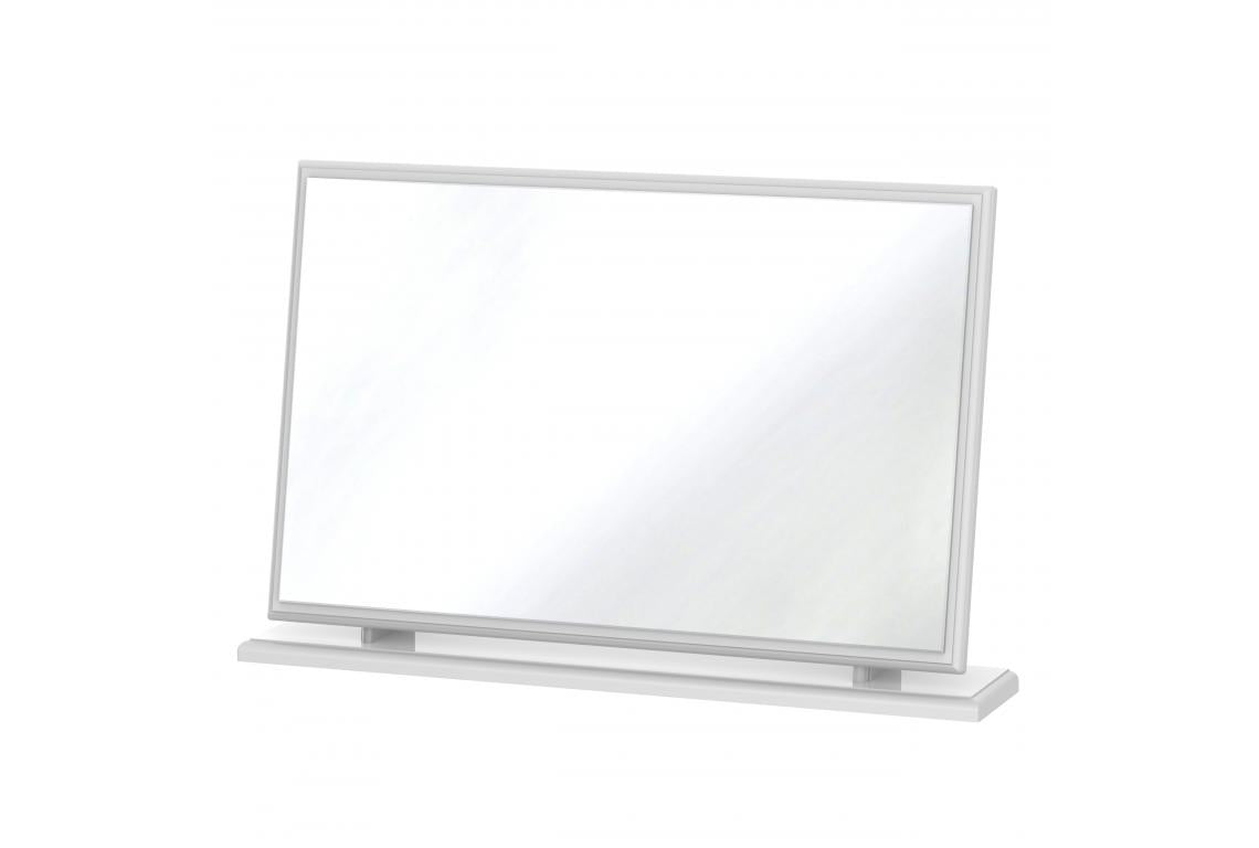 Bude White Gloss Large Mirror