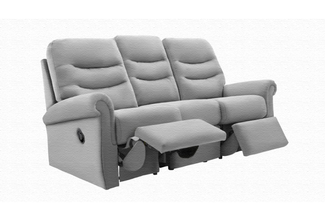 G Plan Holmes 3 Seater Double Power Sofa