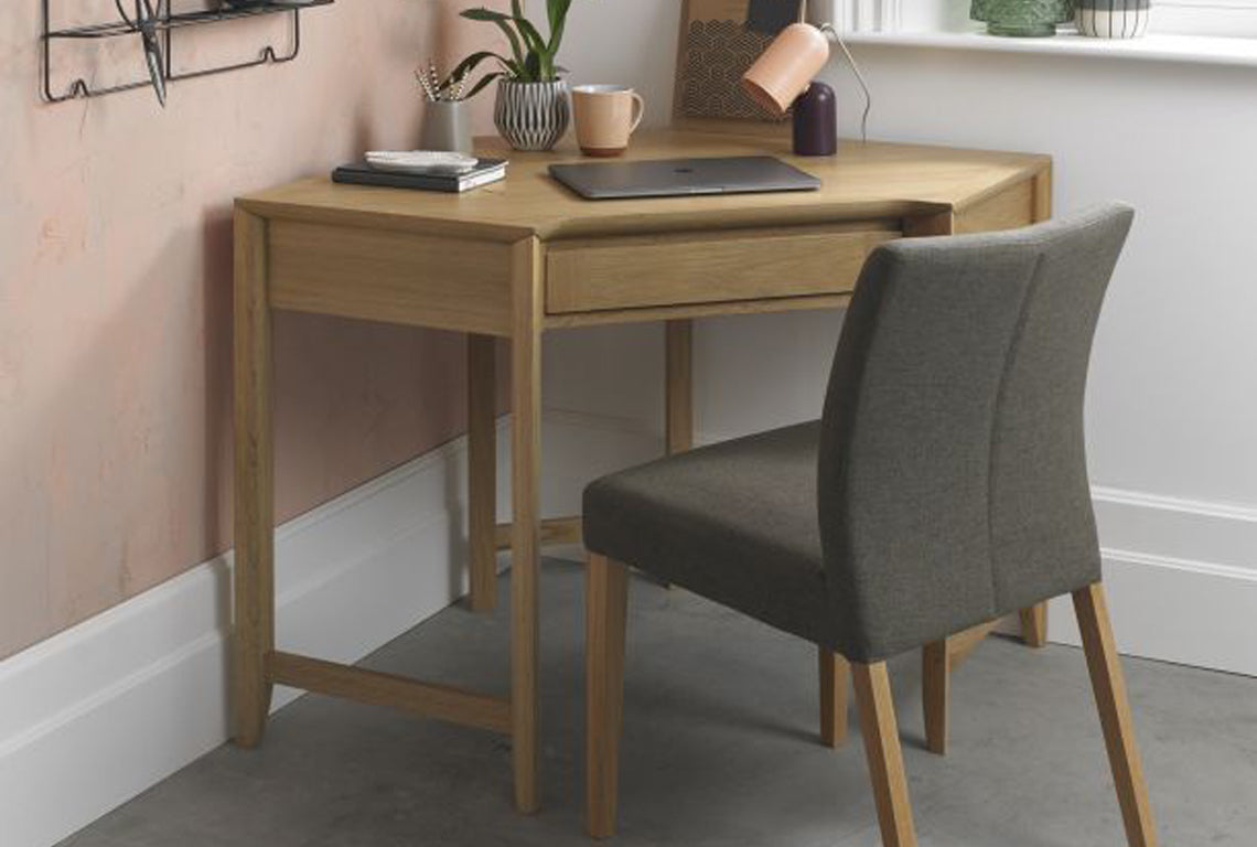 Bremen Oak Corner Desk