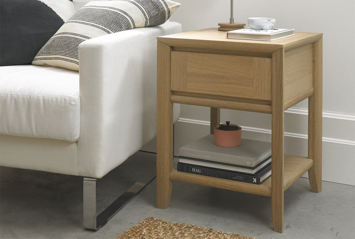 Bremen Oak Lamp Table