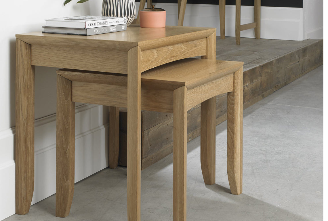 Bremen Oak Nest of Tables