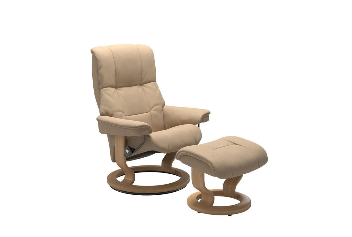 Ekornes Stressless® Mayfair Small Classic Chair & Stool