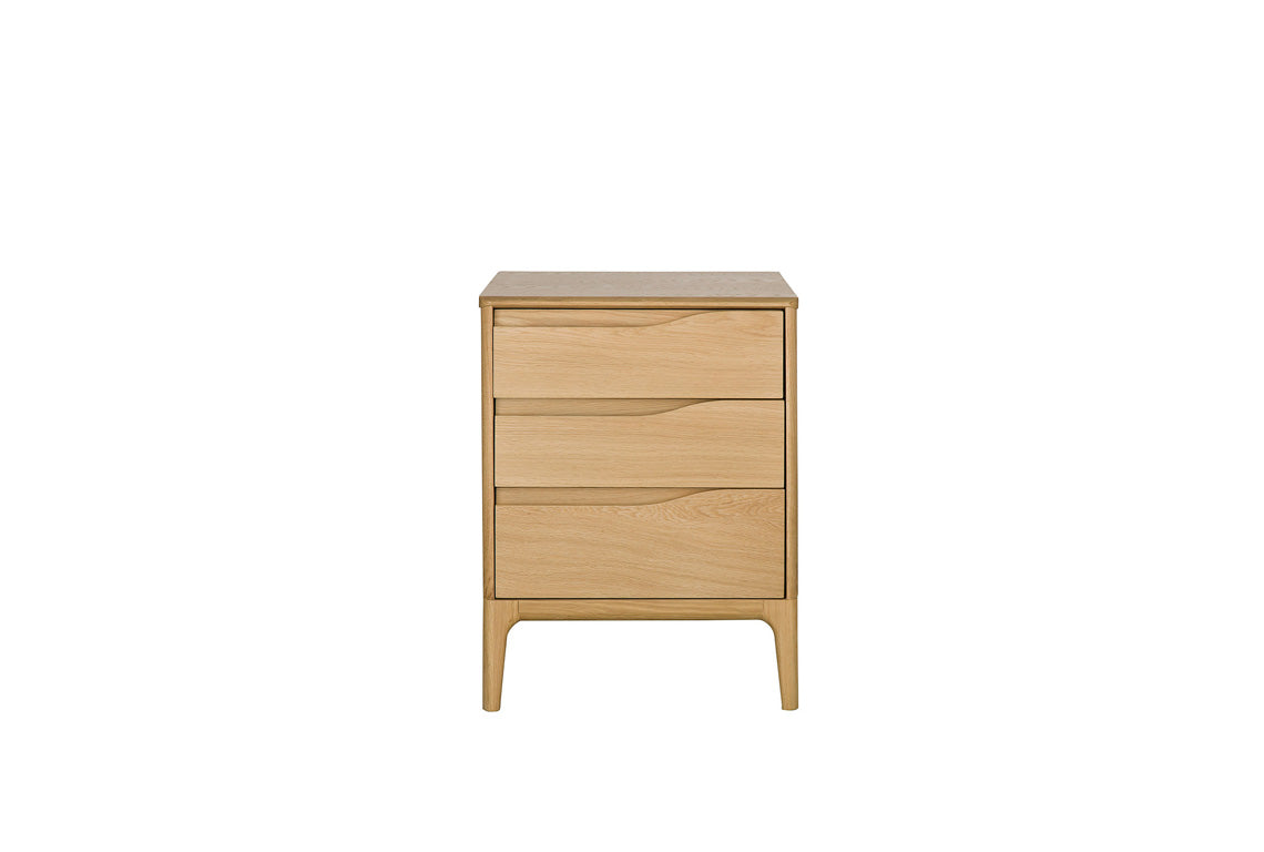 Ercol Rimini 3 Drawer Bedside Cabinet