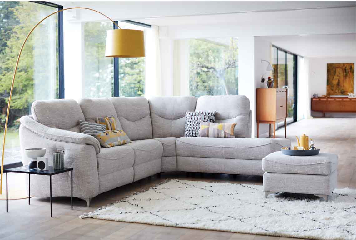 G Plan Jackson 3 Corner Chaise Sofa