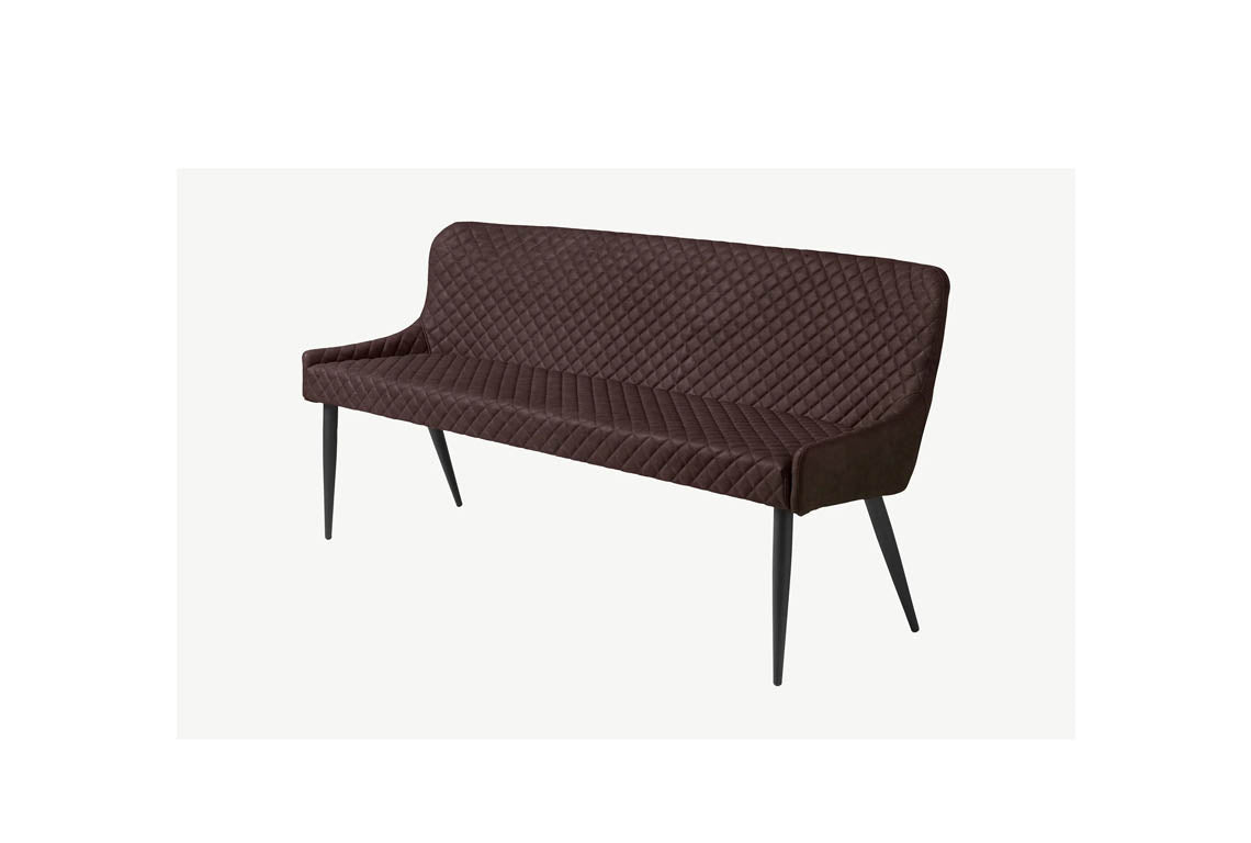 Soho Sofa Bench in Brown PU