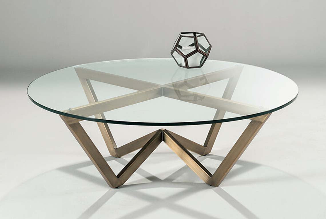 Angle Circular Coffee Table