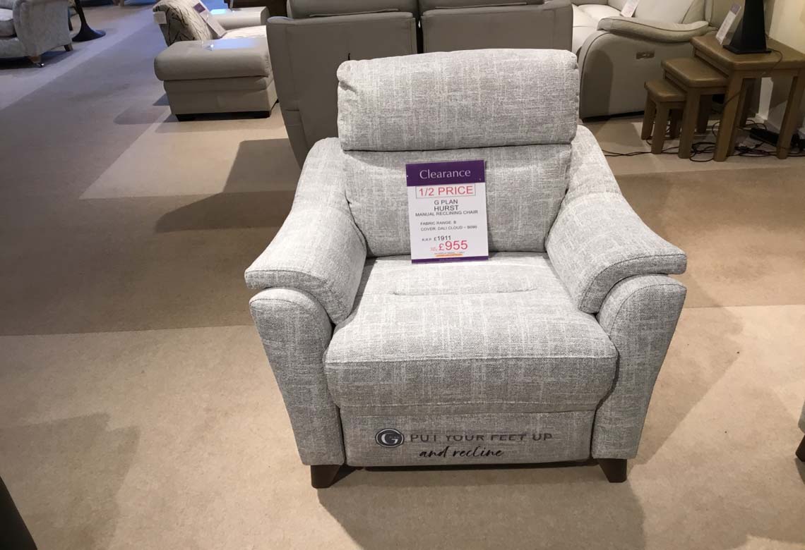 G Plan Hurst Manual Reclining Chair