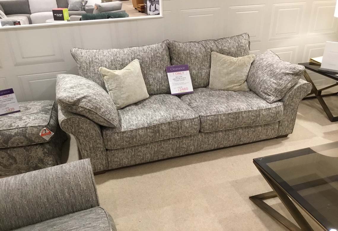 Miller Medium Sofa ~ Fixed Cover