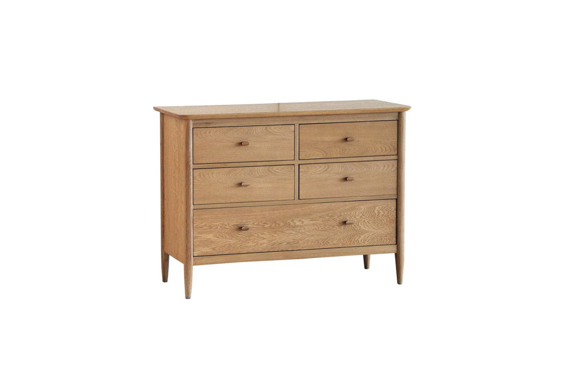 Ercol Teramo 5 Drawer Wide Chest
