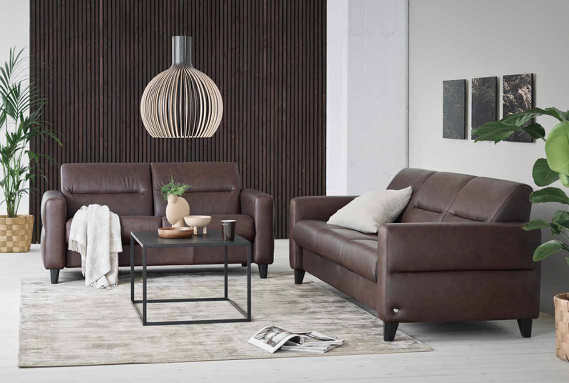 Ekornes Stressless® Fiona 2 Seater with Upholstered Arm
