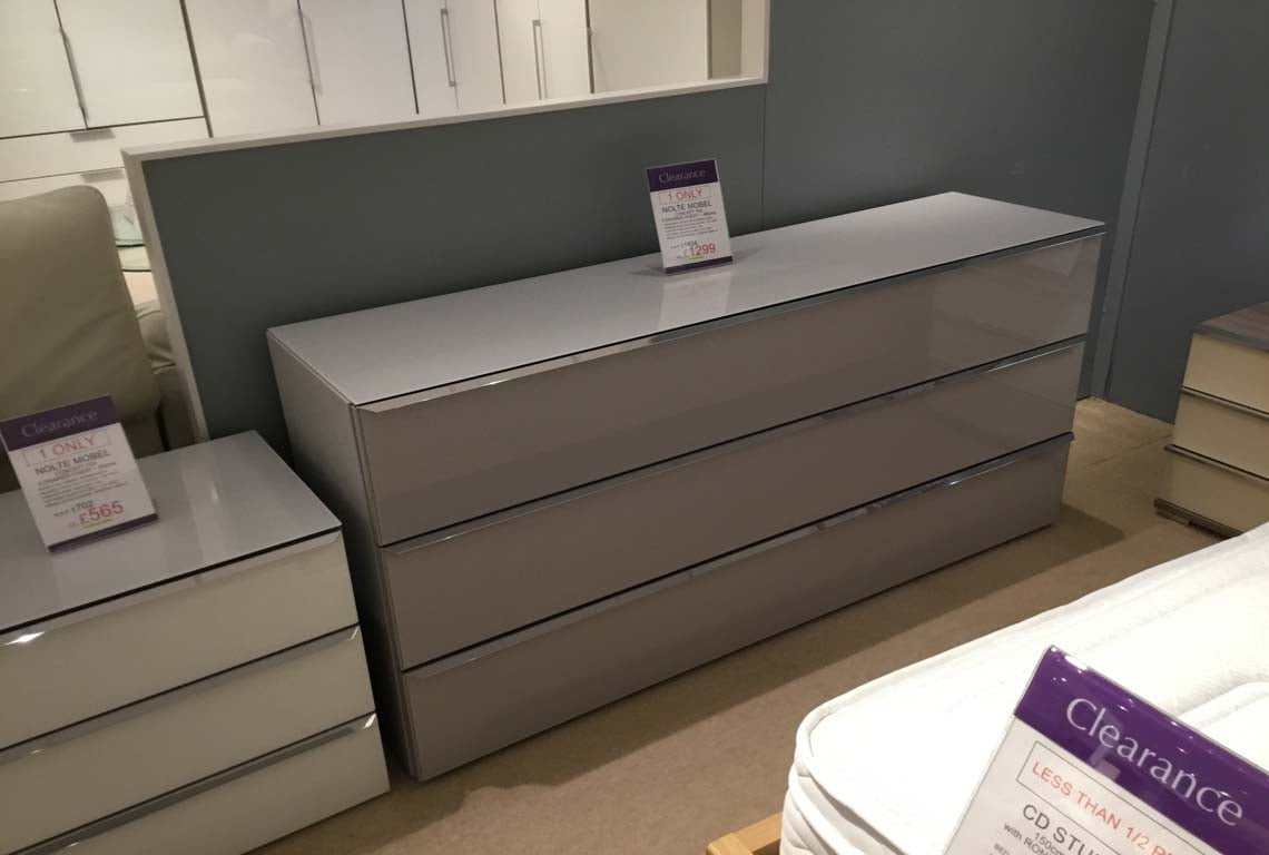 Nolte Mobel Concept 700 3 Drawer Chest 160cms