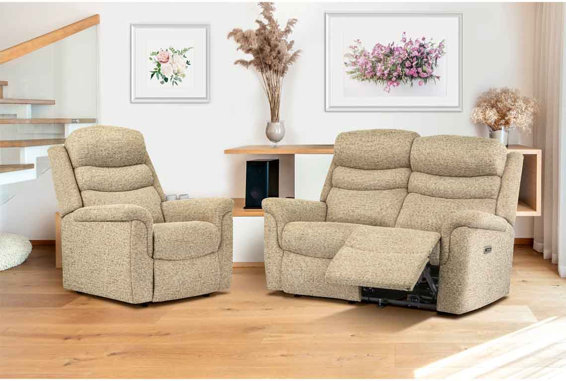 Sherborne Leyburn Standard Manual Reclining 2 Seater Sofa