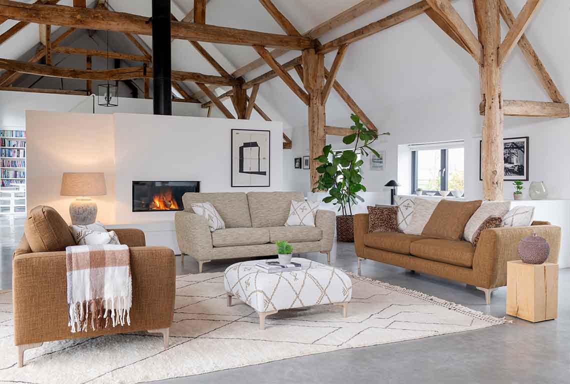 Inka 3 Seater Sofa with Standard Back