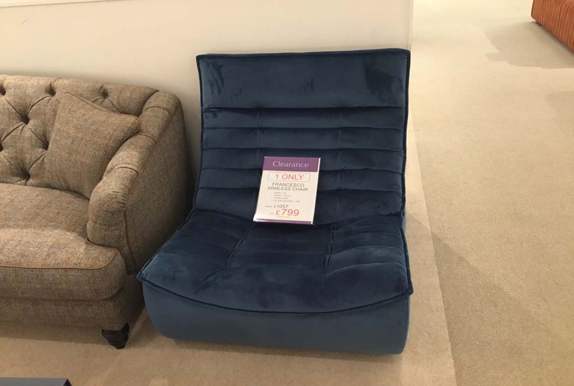 Francesco Armless Chair