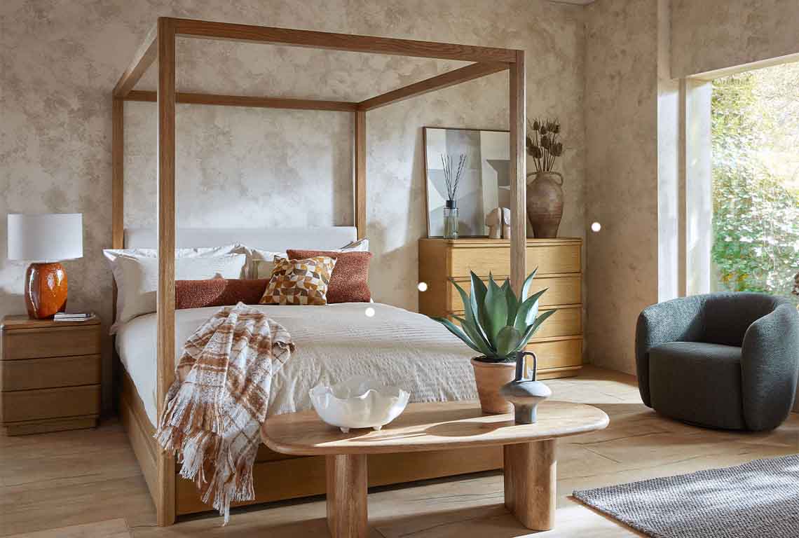 Porto 3 Drawer Bedside Chest