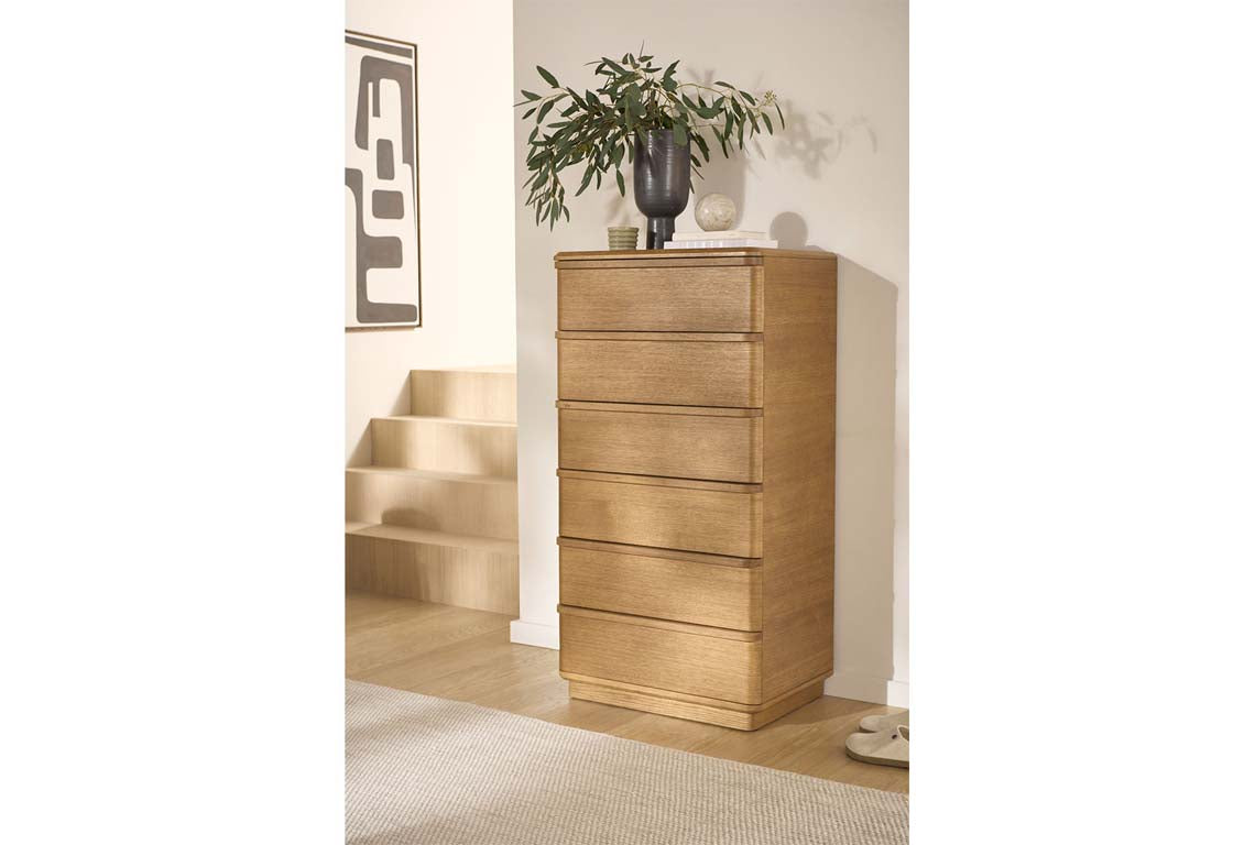 Porto 6 Drawer Wellington Chest