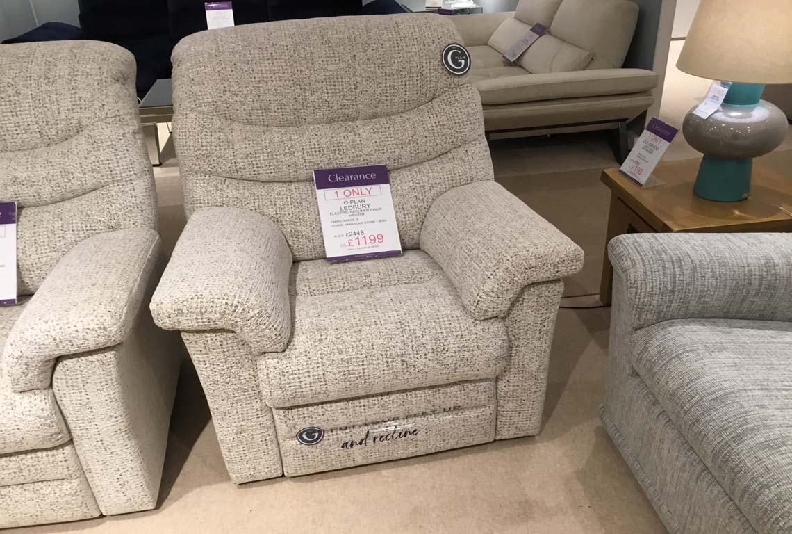 G Plan Ledbury Electric Recliner Chair with USB