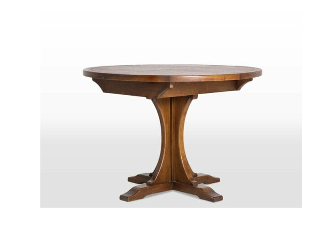 Wood Bros Old Charm Litchfield Round Extending Dining Table