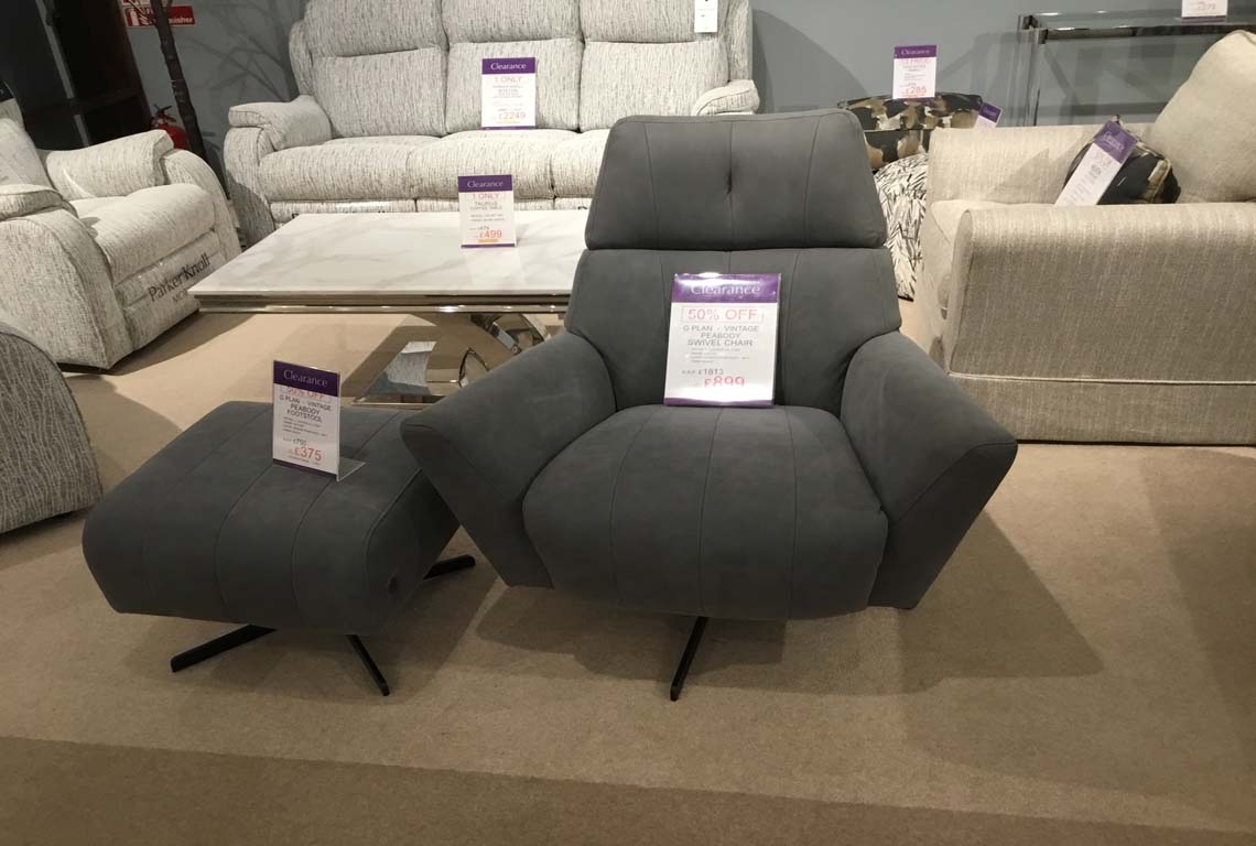 G Plan Vintage Peabody Swivel Chair