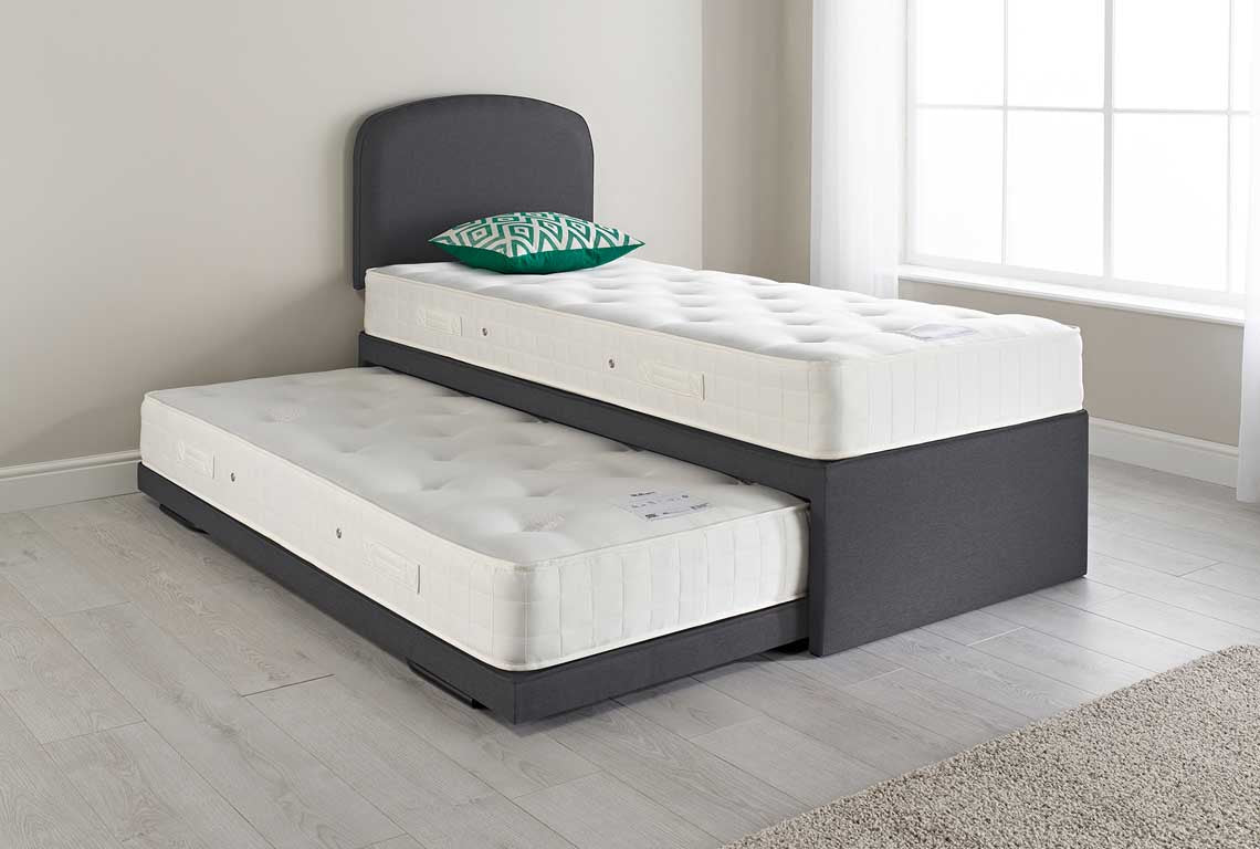 Relyon 3' Upholstered Guest Bed with Headboard
