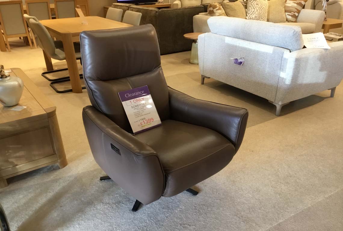 Somerset Swivel Power TV Chair