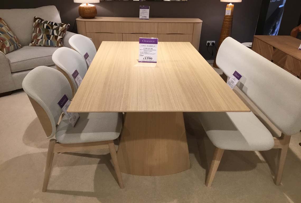 Collum Rectangular Extending Dining Table