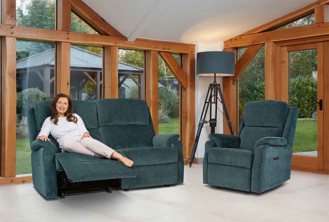 Sherborne Dakota Standard Reclining 2 Seater Sofa with Cloud Comfort