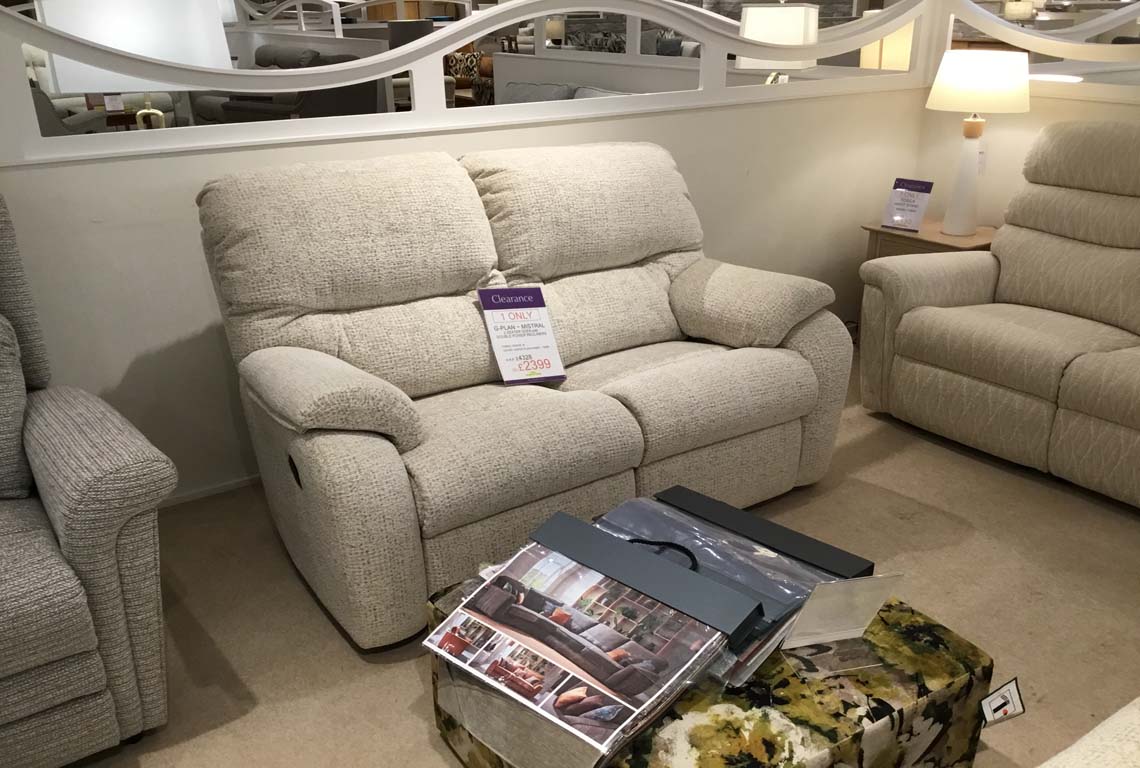 G Plan Mistral 2 Seater Double Power Recliner Sofa