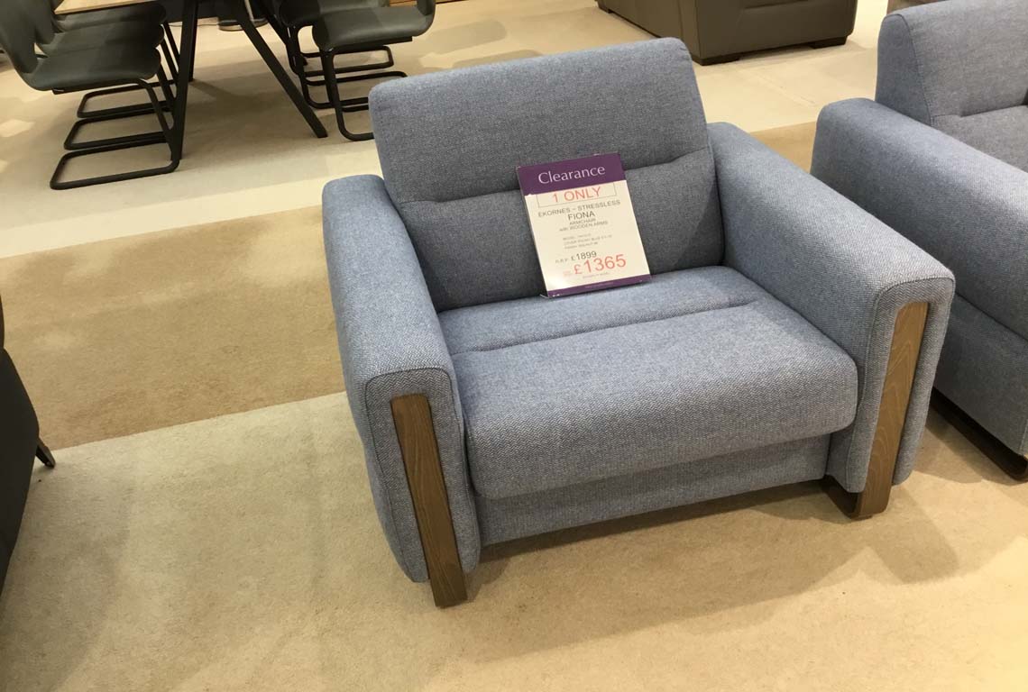 Ekornes Stressless® Fiona Chair with Wooden Arms