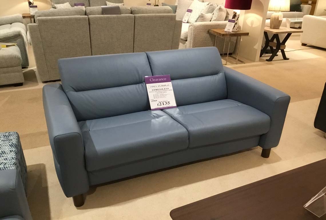 Stressless Fiona with Upholstered Arms - 2 Seater Sofa