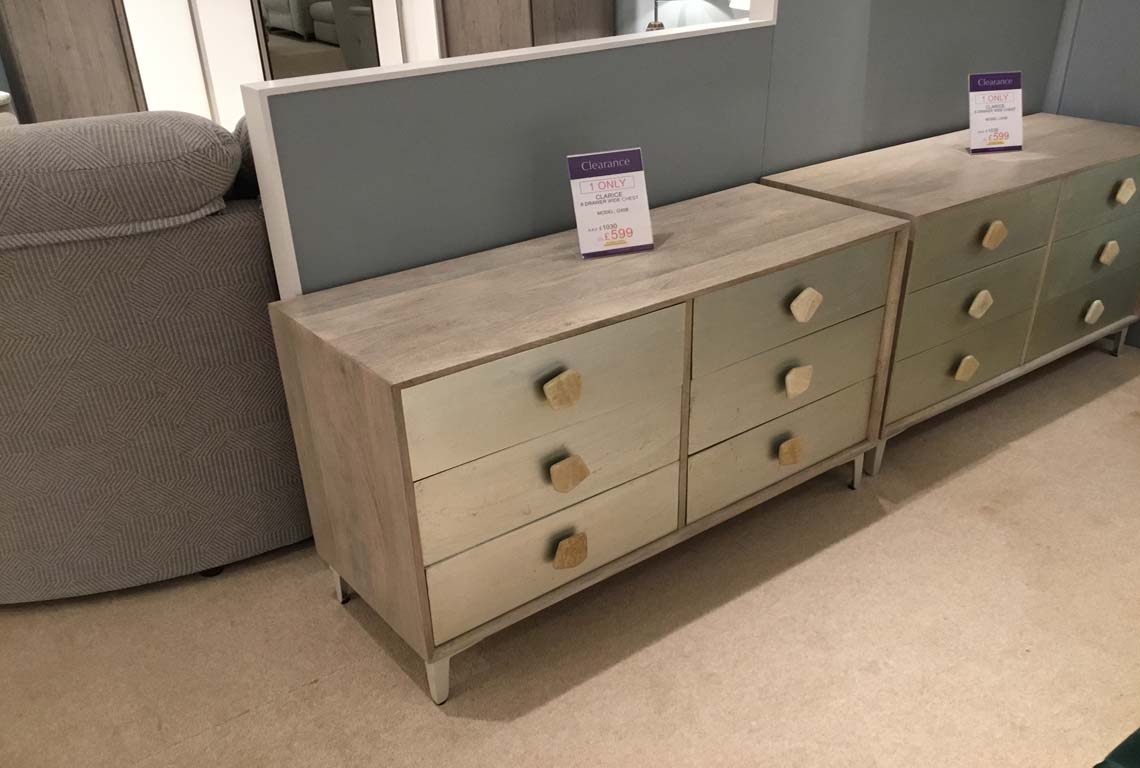 Clarice 6 Drawer Wide Chest