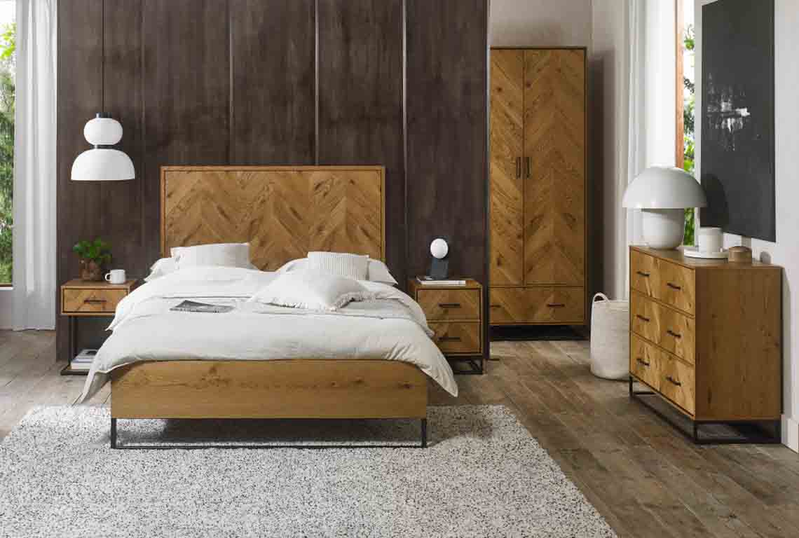 Riviera Rustic Oak 3 Drawer Chest
