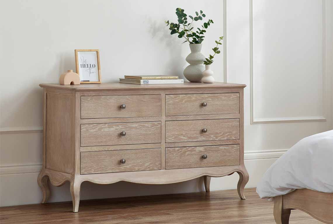 Celine 6 Drawer Wide Chest