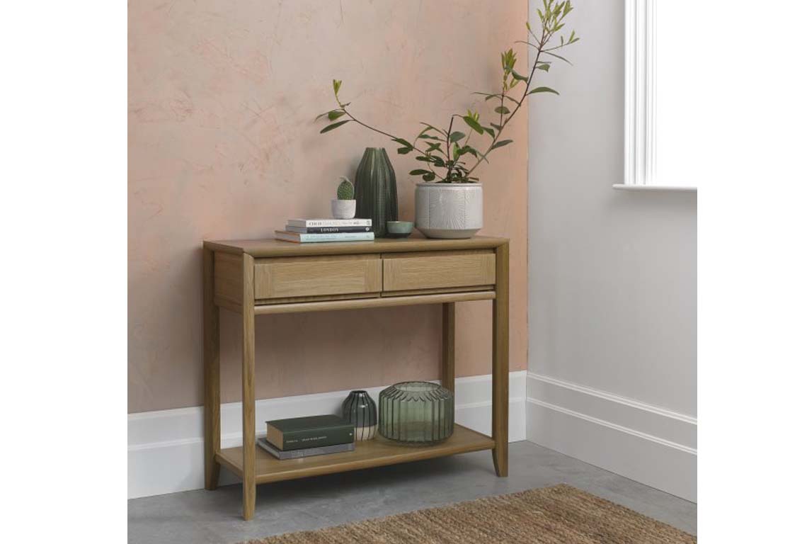 Bremen Oak Console Table