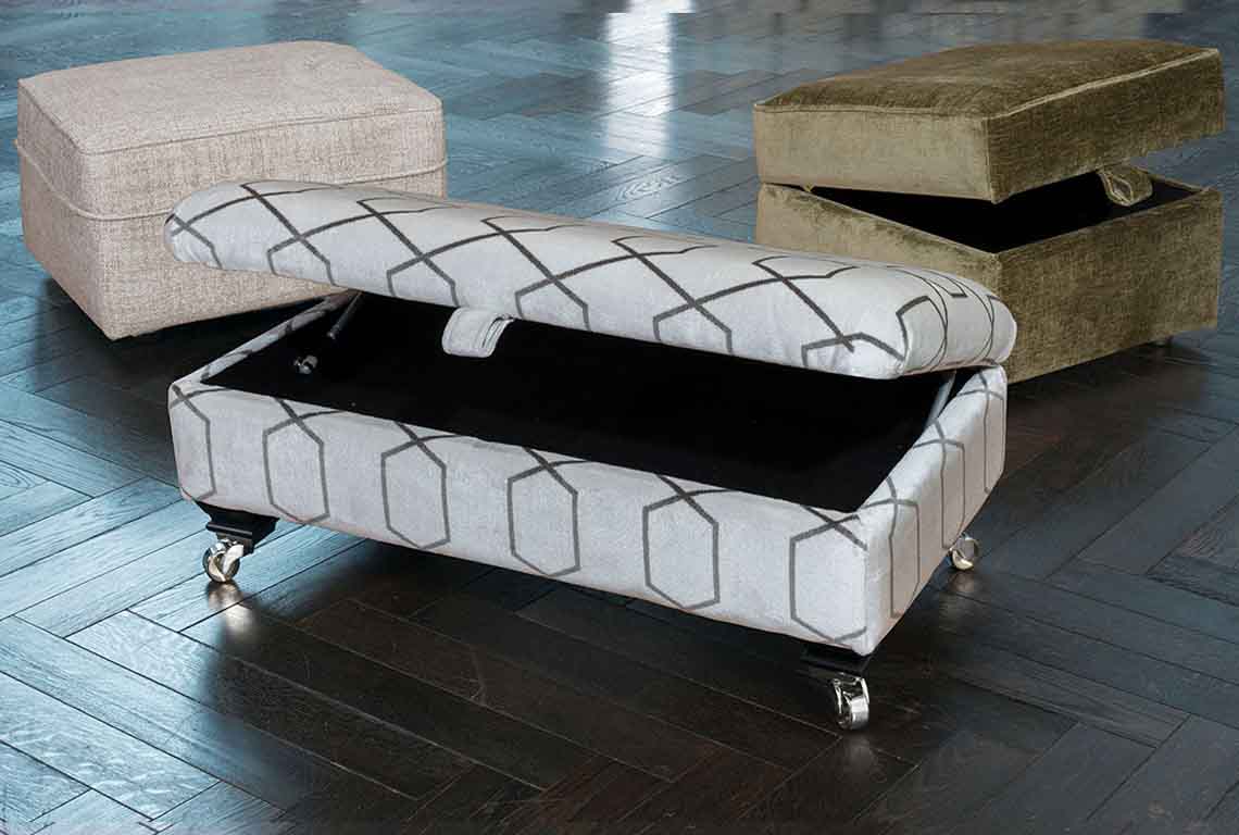 Fleming Legged Ottoman