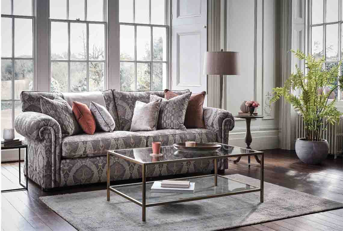 Duresta Waldorf Grand Sofa with Bun Foot