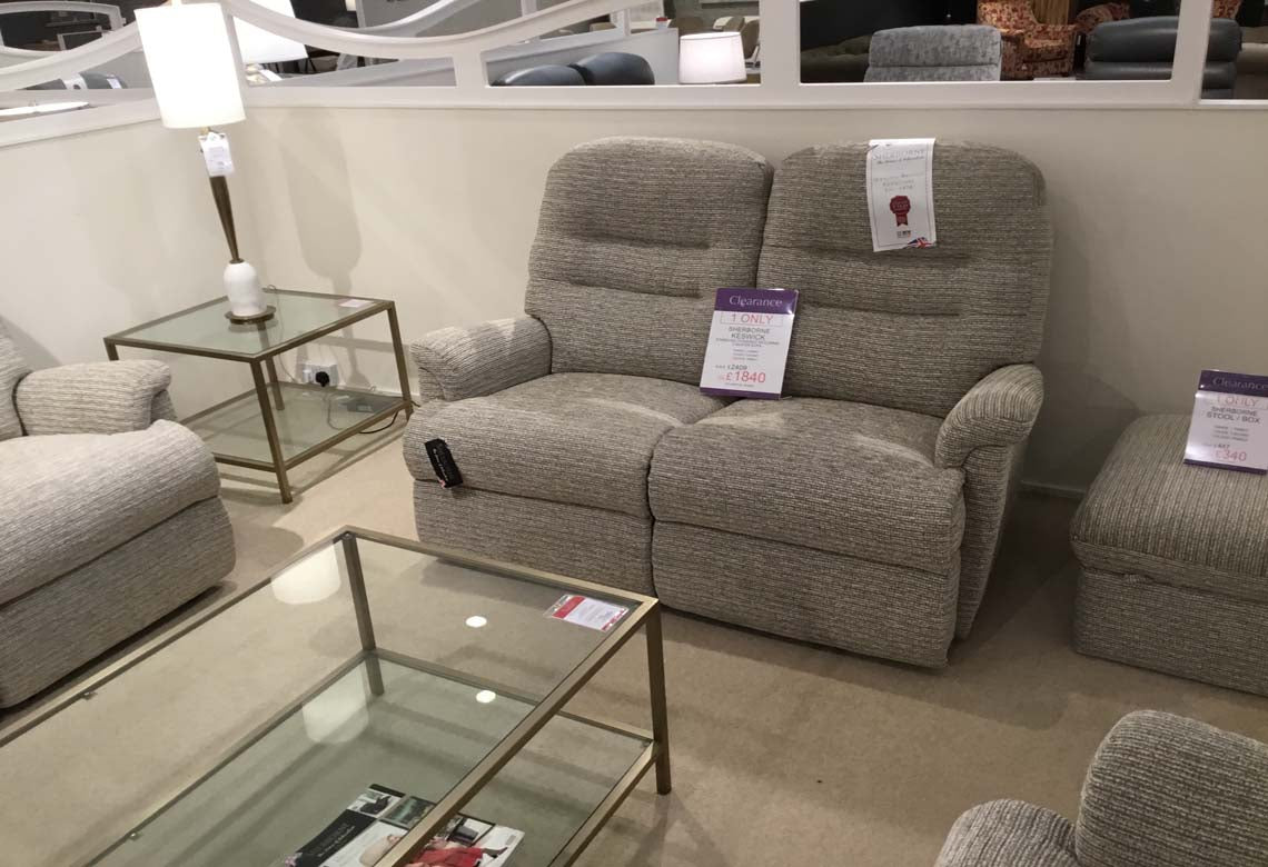 Sherborne Standard Powered Reclining 2 Seater Sofa