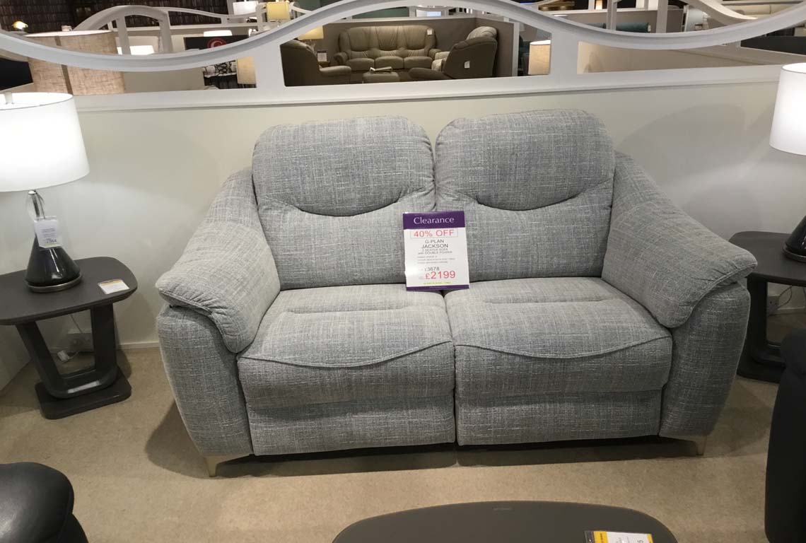G Plan Jackson 2 Seater Sofa with Double Power