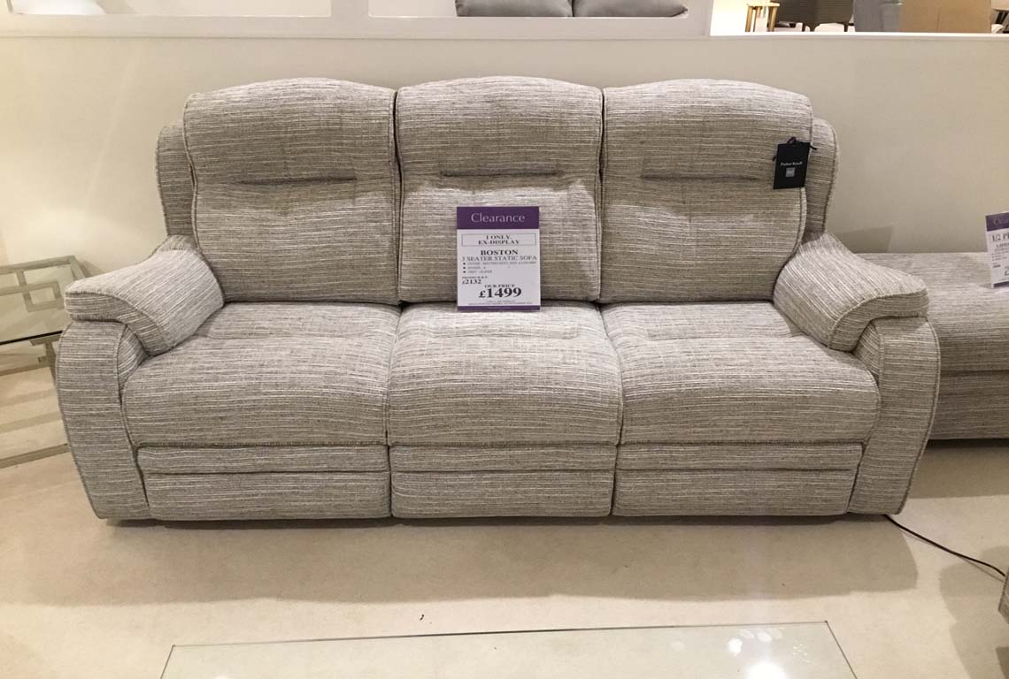 Boston 3 Seater Static Sofa