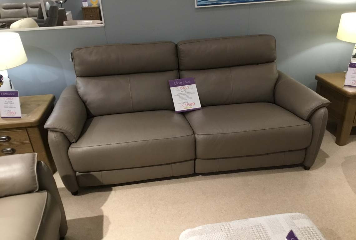 Avon 2.5 Seater Double Manual Recliner Sofa
