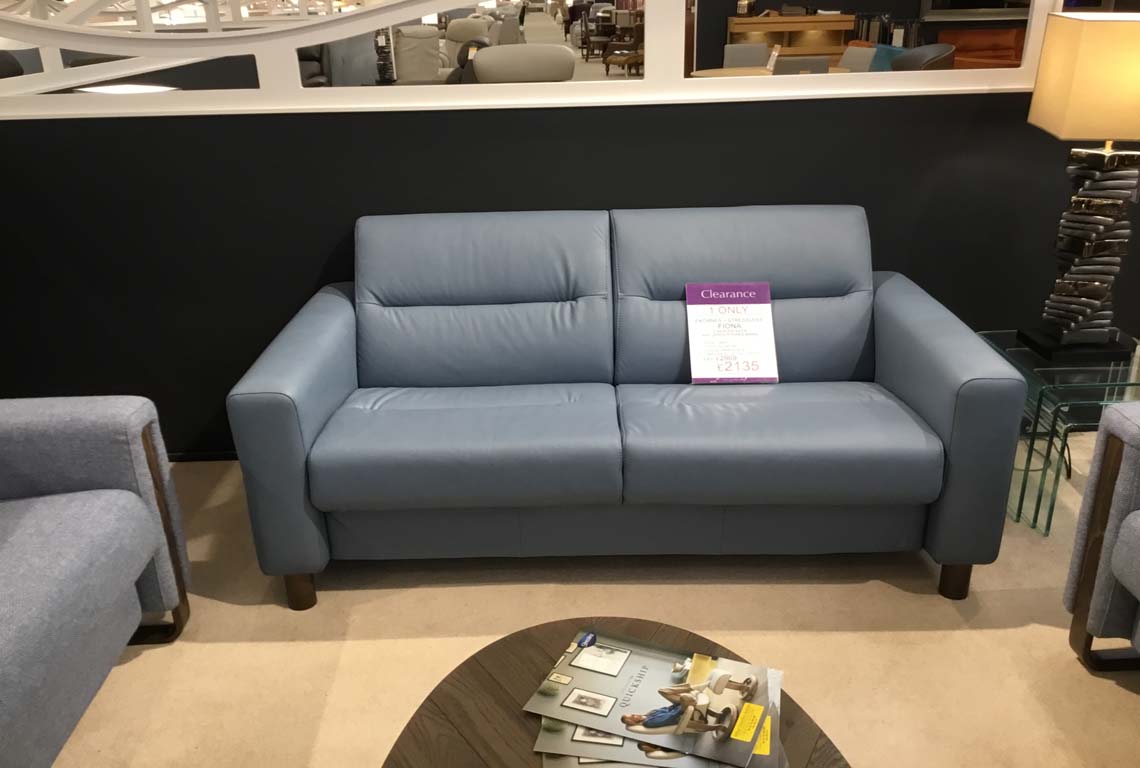 Ekornes Stressless® Fiona 2 Seater Sofa with Upholstered Arms
