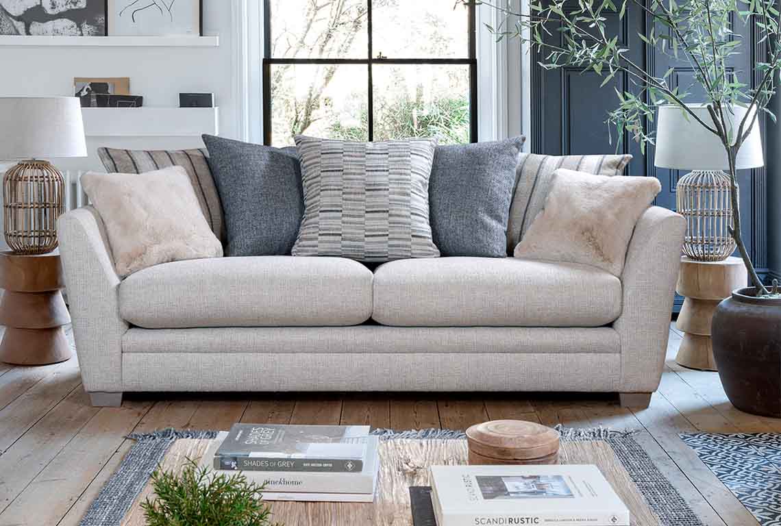 Rochelle Grand Sofa with Pillow Back