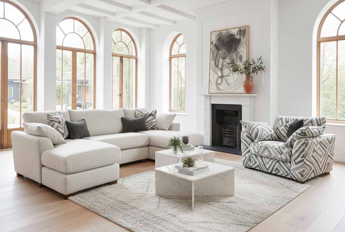 Merida Double Chaise End Sofa
