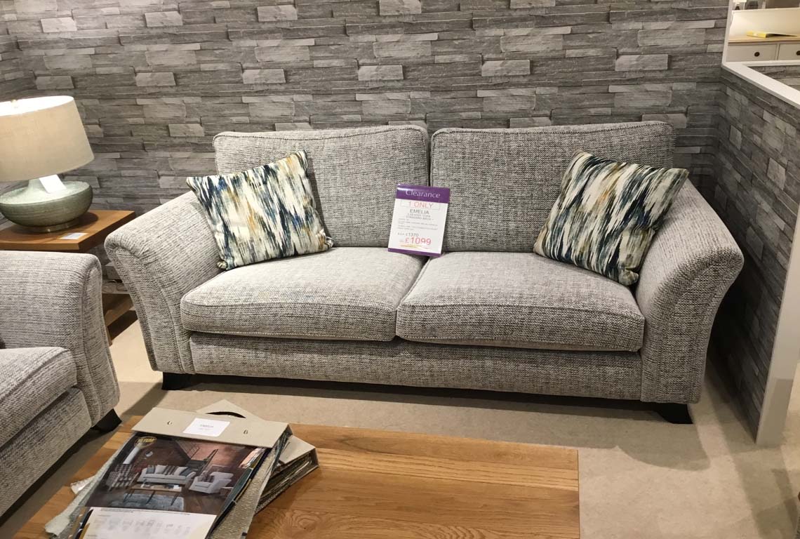 Emelia 3 Seater Sofa with Standard Back