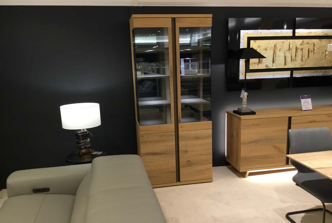 Barola Display Cabinet with Lighting