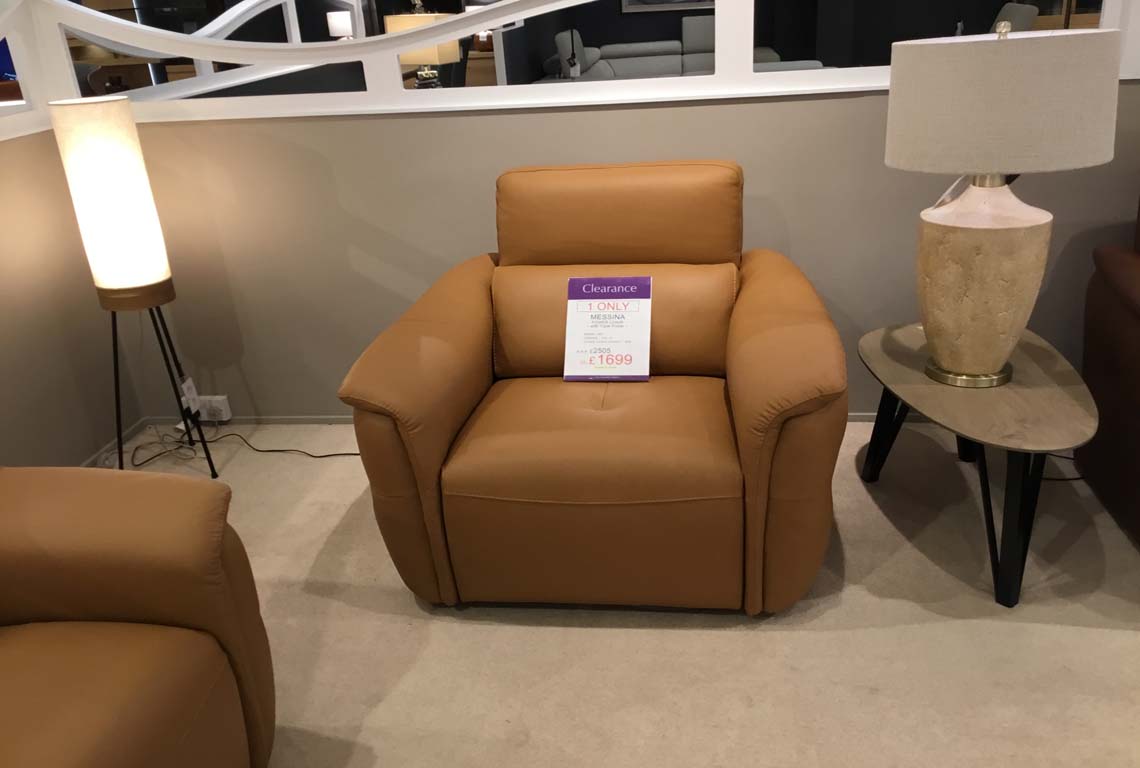 Messina Power Recliner Chair with Triple Power